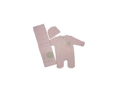 Set 3 pz Tutina Copertina Cappellino in Cotone