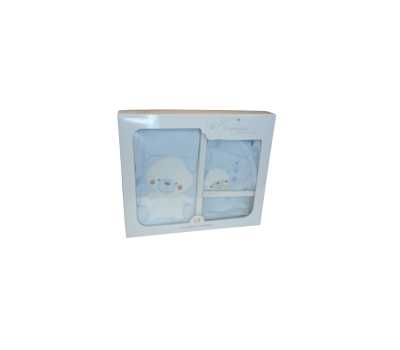 Set 3 pz Tutina Copertina Cappellino in Cotone