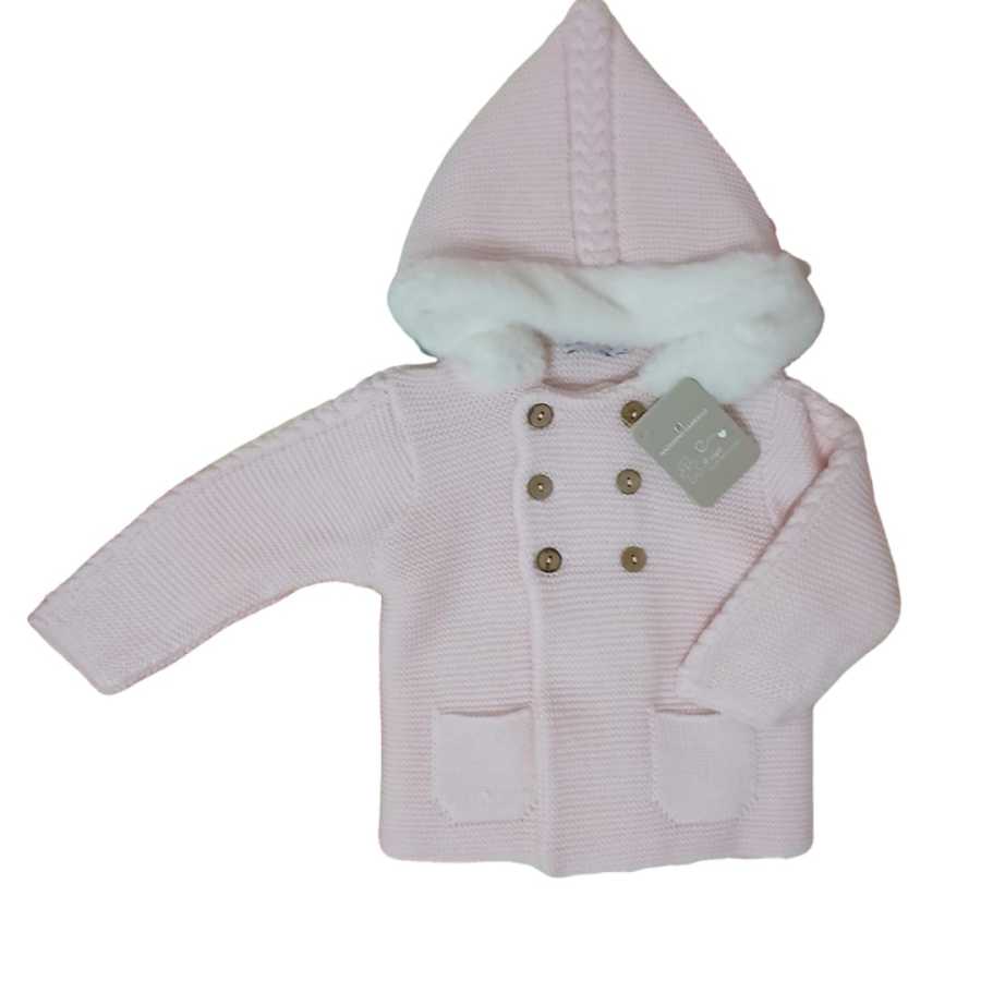 Cappottino Neonata in Lana Doppio Petto