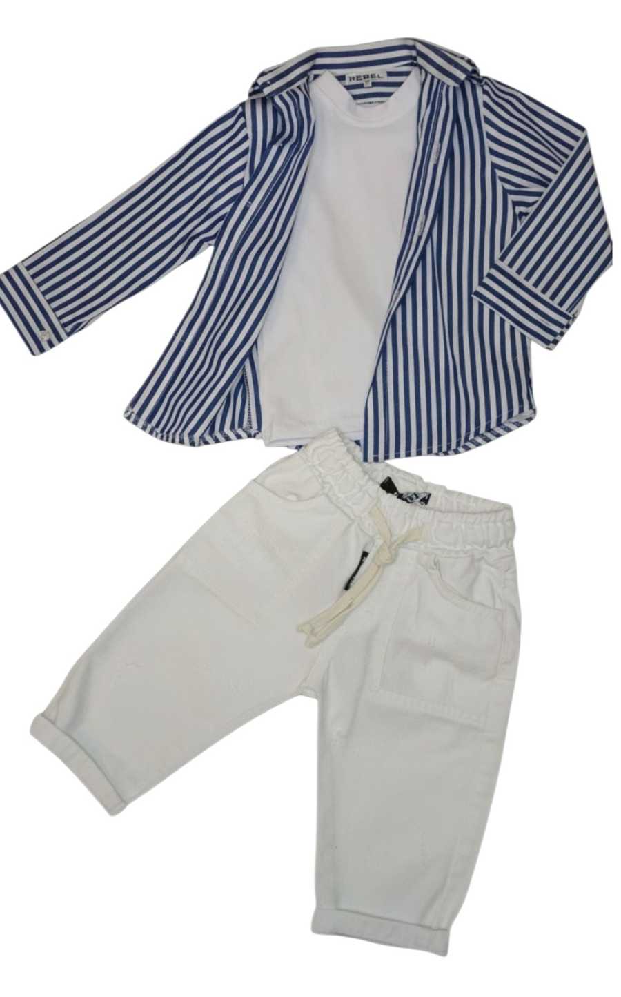 Completo Bimbo Camicia t-shirt e jeans