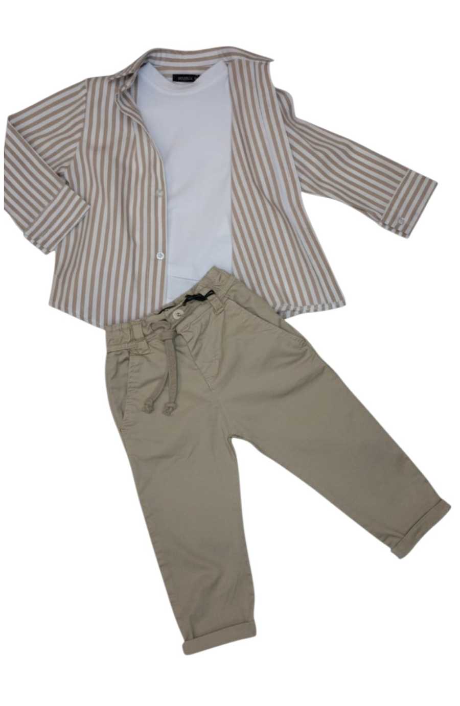 Completo Bimbo Camicia t-shirt e jeans