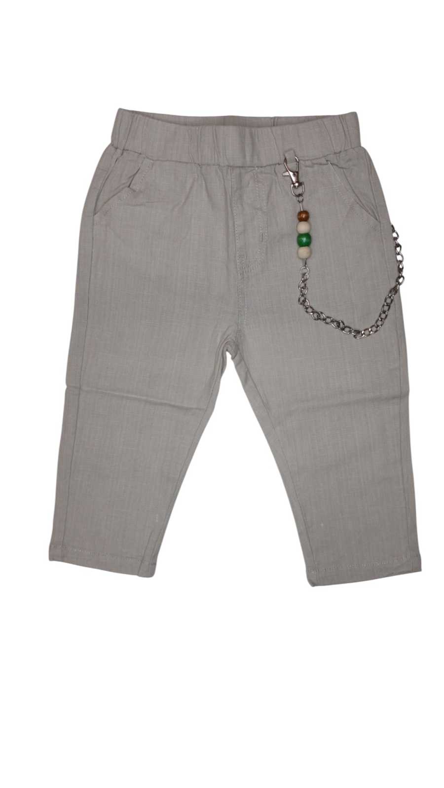 Pantalone bimbo misto lino