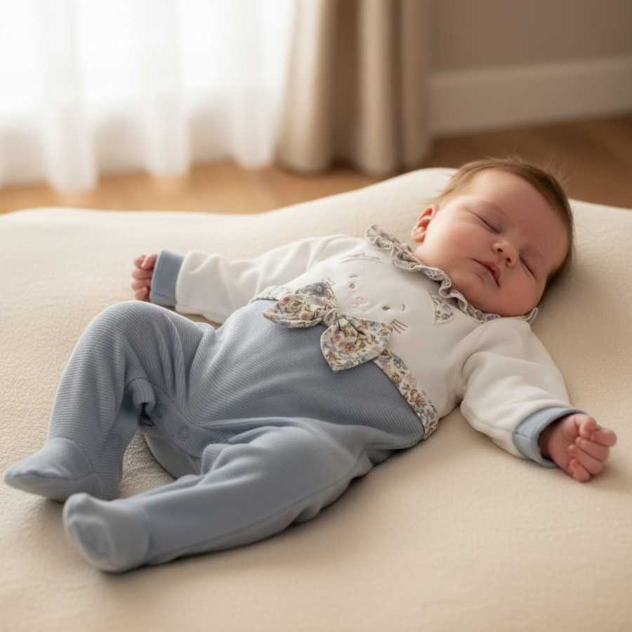 Tutina neonato in ciniglia