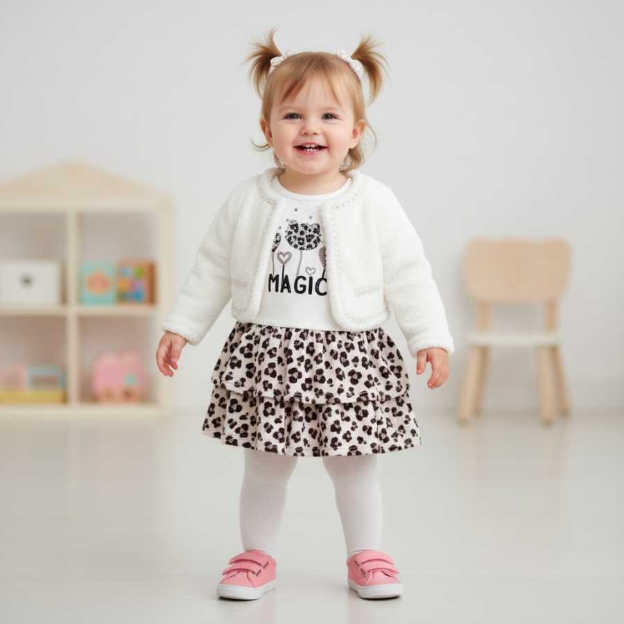 Completo Maglioncino Maglia manica lunga e gonna