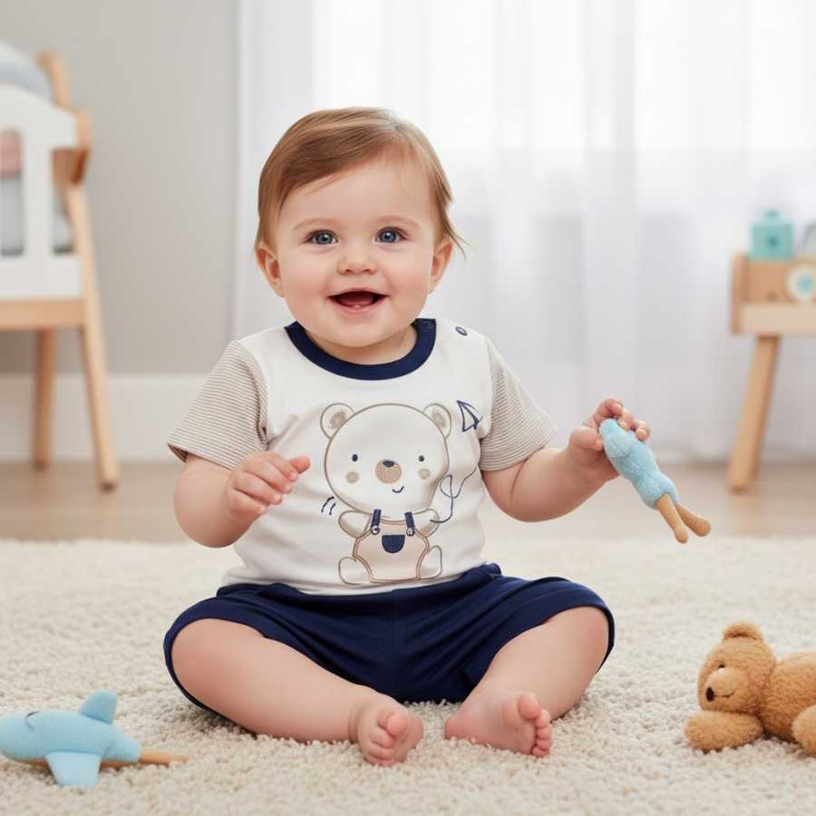 Completino Neonato Jersey in Cotone