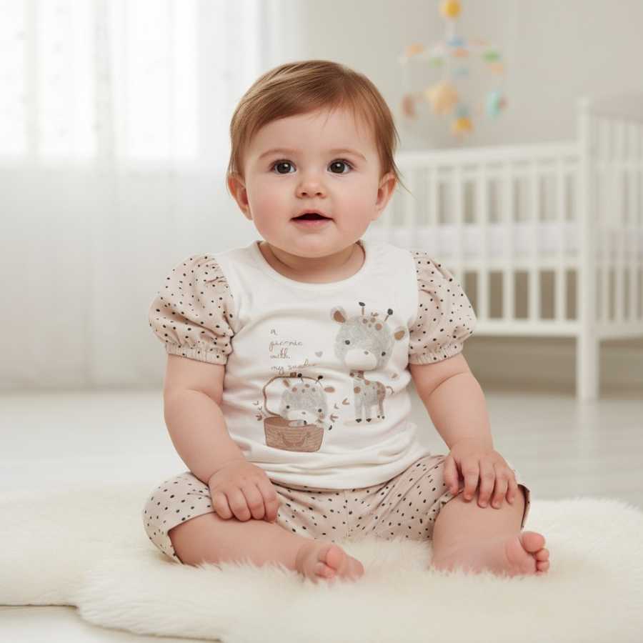 Completino Neonato in cotone jersey