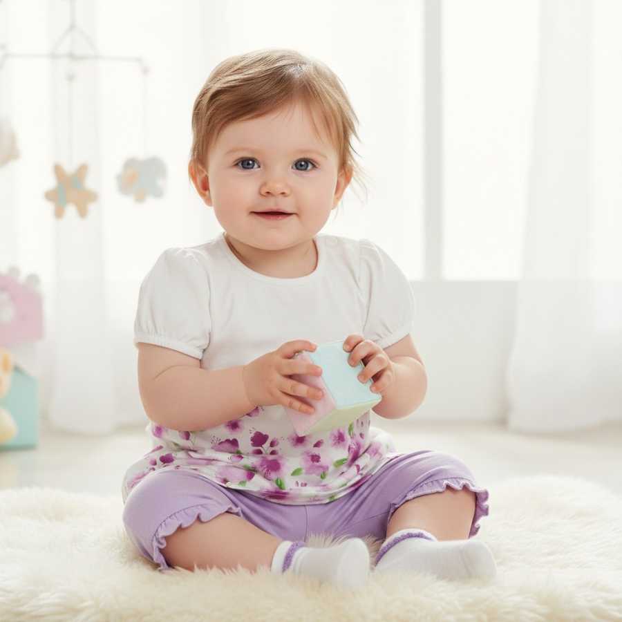 Completino Neonato in cotone jersey