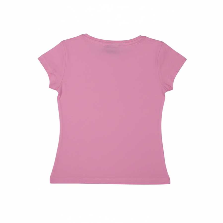 T-Shirt Bambina in Jersey di Cotone Tema Stich