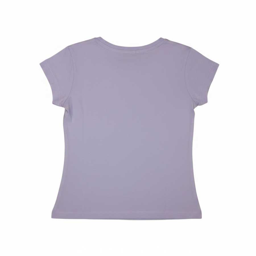 T-Shirt Bambina in Jersey di Cotone Tema Frozen