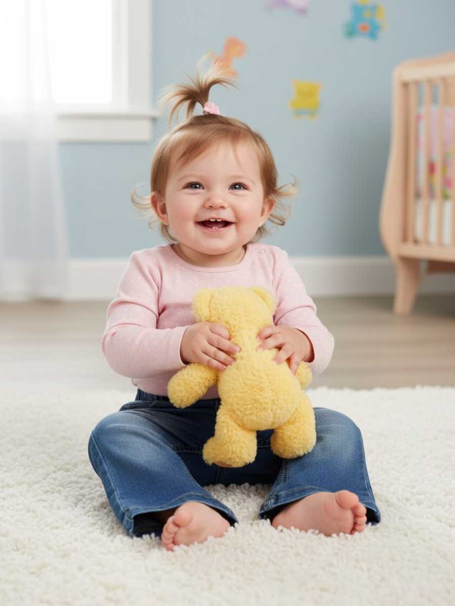 Jeans a zampa d'elefante Neonata